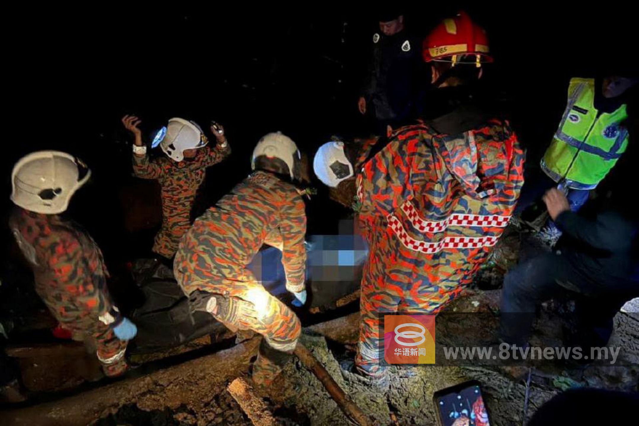 金马仑蓝谷夺命土崩 1人罹难4失踪皆缅甸人
