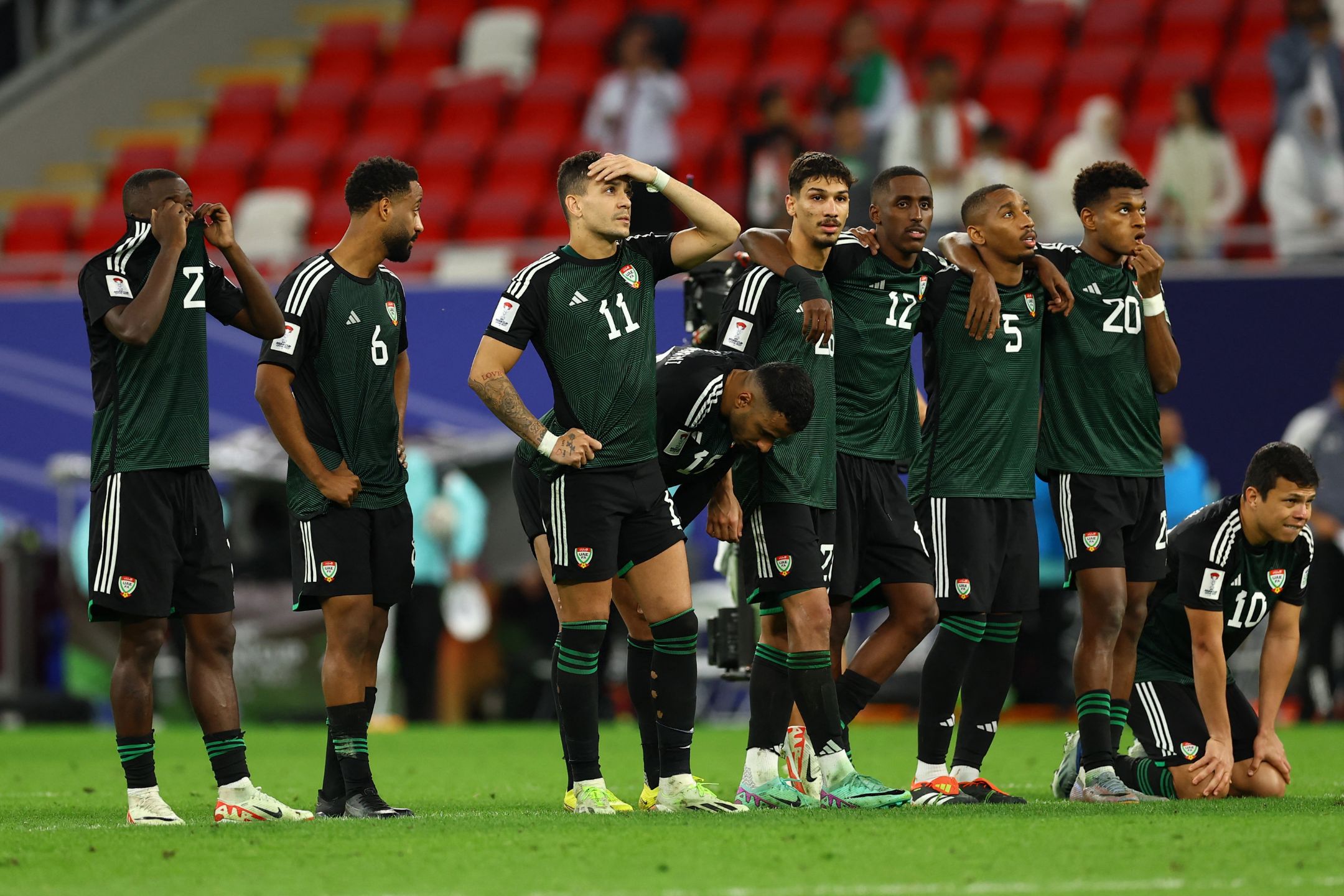 在2019年亚洲杯取得第四名的阿联酋，遗憾止步16强——照片：路透社