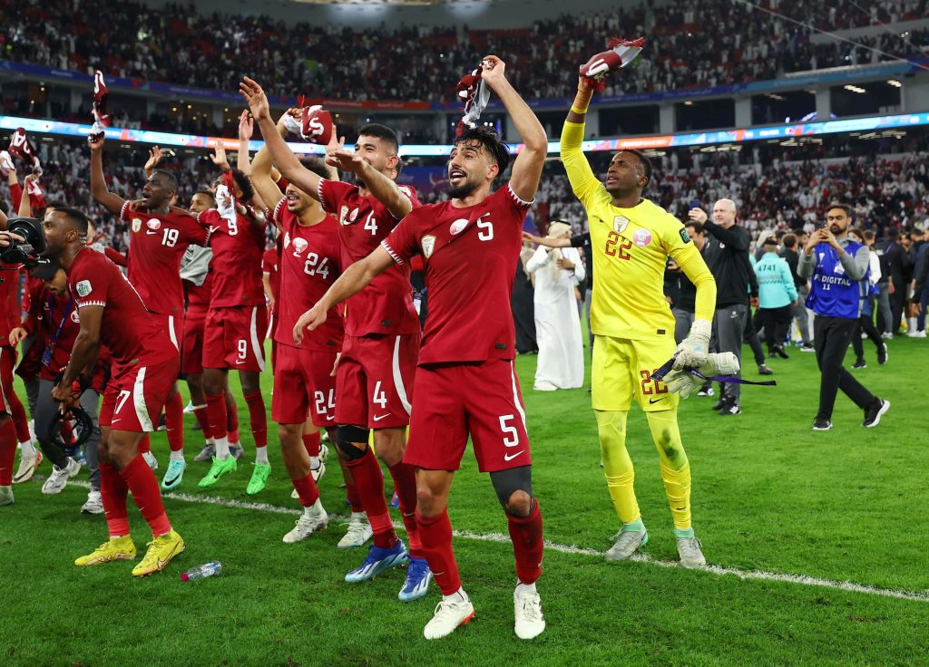 卡塔尔成功连续两届晋级决赛。——照片：路透社