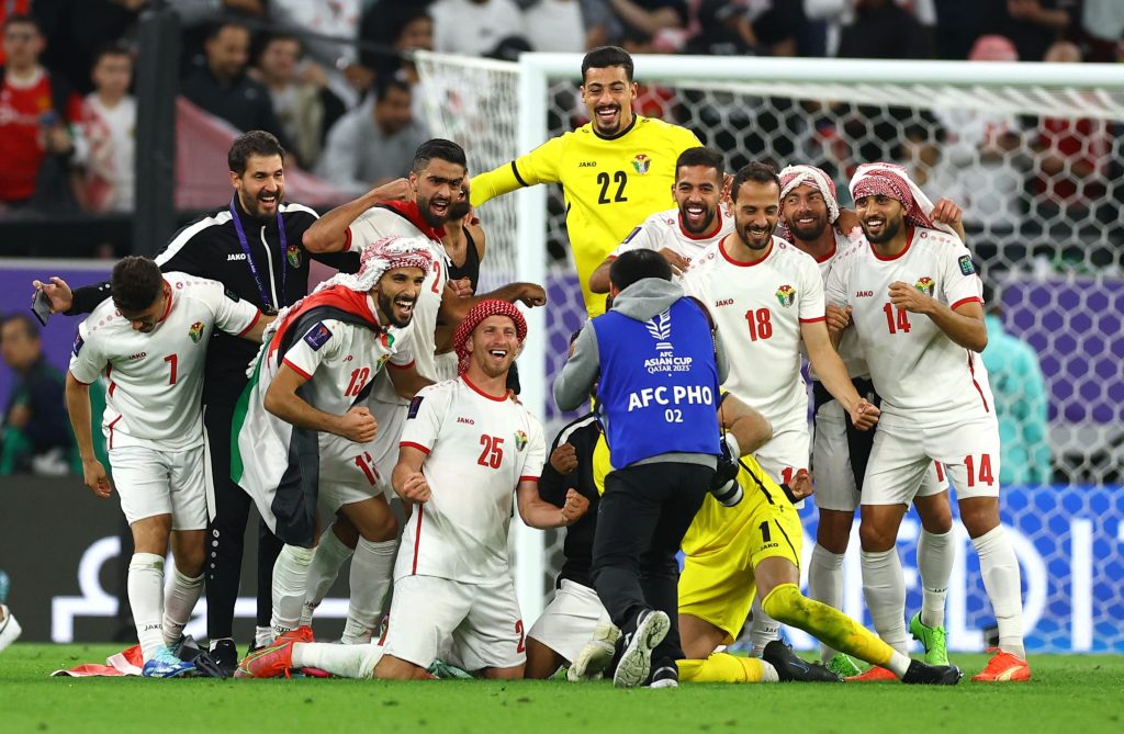 约旦首次晋级半决赛，如今再强势杀入决赛。——照片：路透社