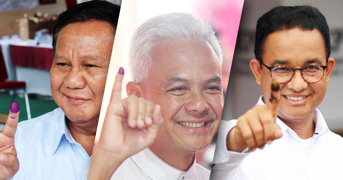 印尼大选投票结束  非官方:普拉博沃以6成选票领先 