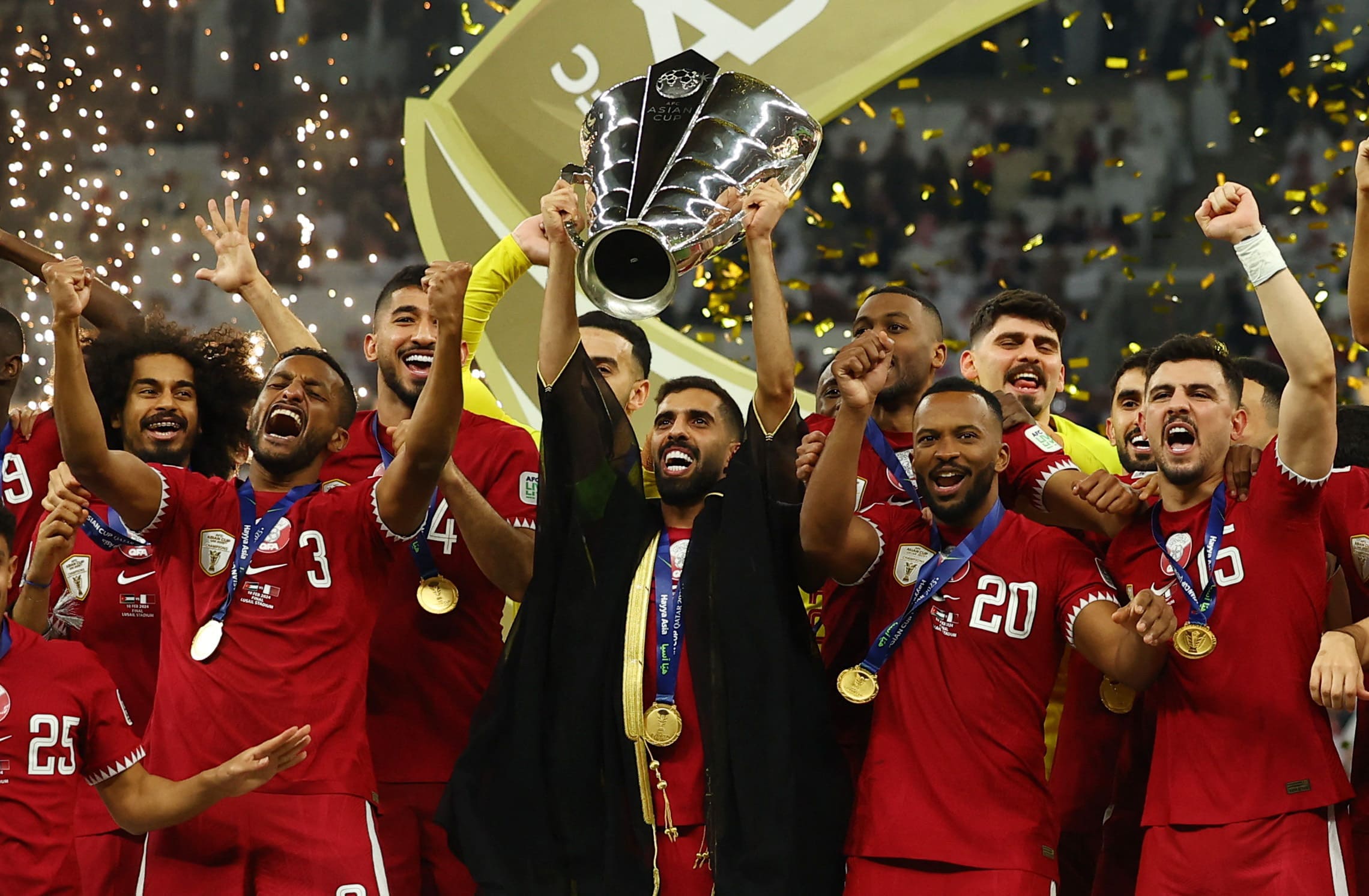 【2023年亚洲杯决赛】约旦3次犯规送点  东道主卡塔尔实现卫冕