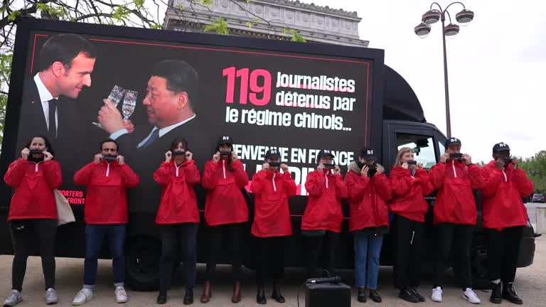 “新闻自由掠食者”囚119新闻人  无国界记者抗议习近平