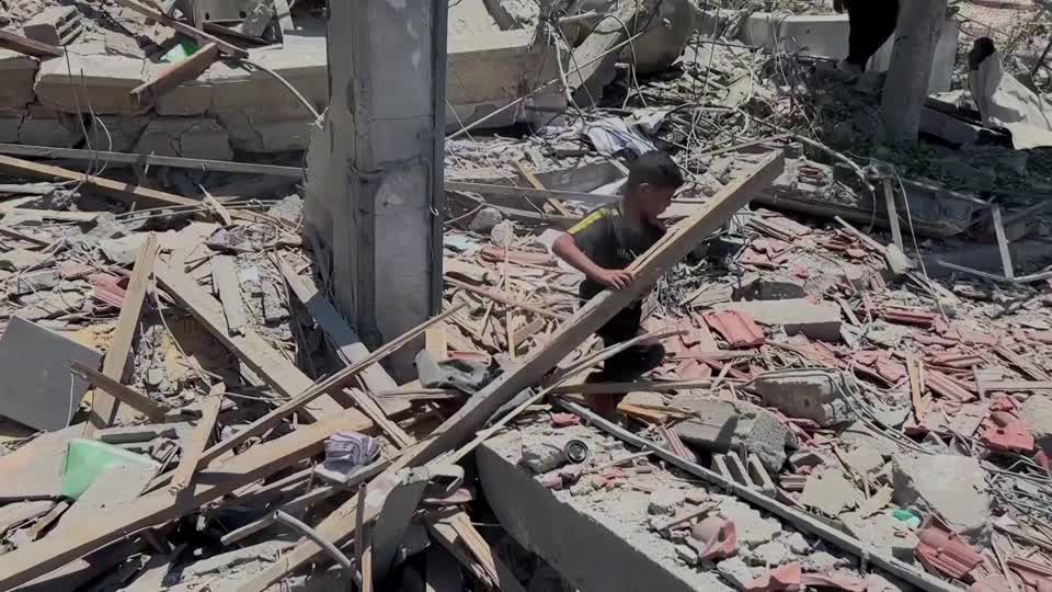 以色列疑空袭救济中心  加沙市8人死亡多人伤