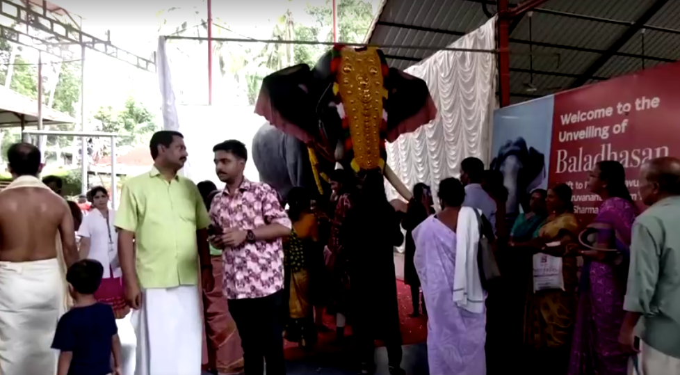 减少大象圈养与虐待  机器象进驻印度庙宇