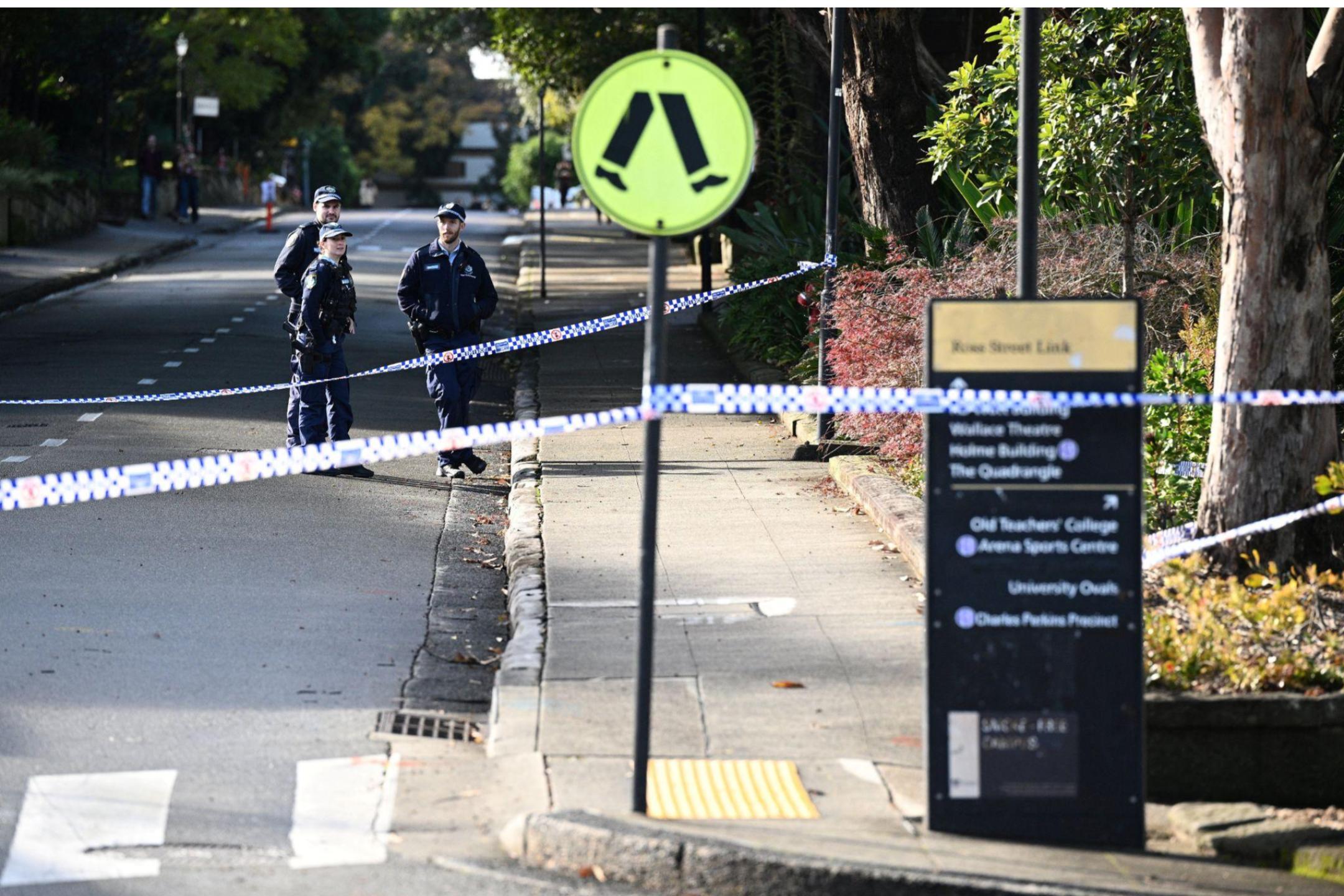 【悉尼大学刀袭事件】 22岁男子重伤14岁少年被捕