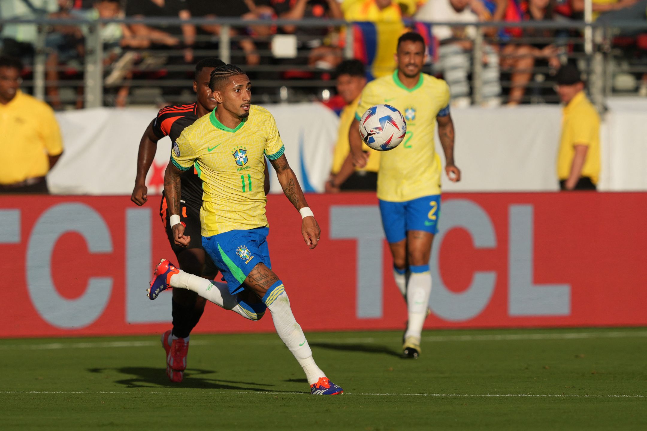 【2024年美洲杯】哥伦比亚战平巴西  锁定D组正副盟携手晋级