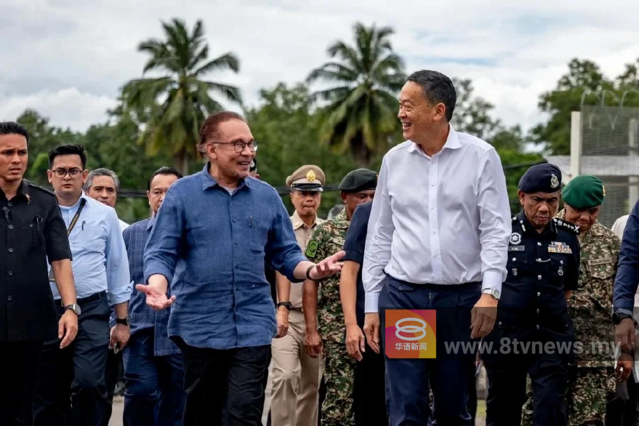 马泰首相会晤访边界入境处 评估桥梁升级工程进展