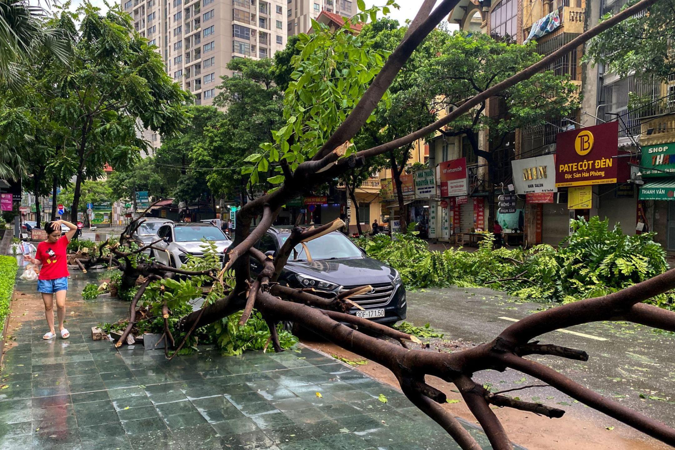 吹袭越南掀破坏 “摩羯”转弱为热带低压