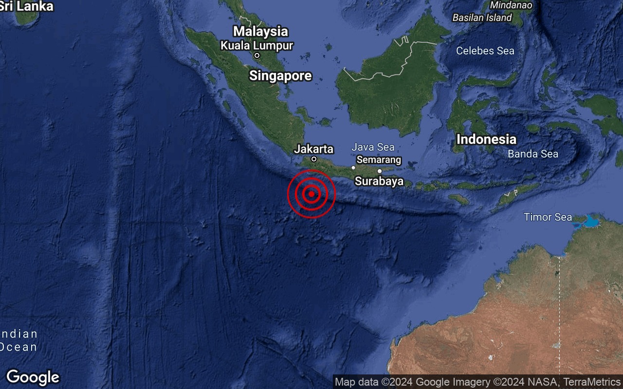 印尼爪哇凌晨5级地震！气象局：大马无海啸威胁