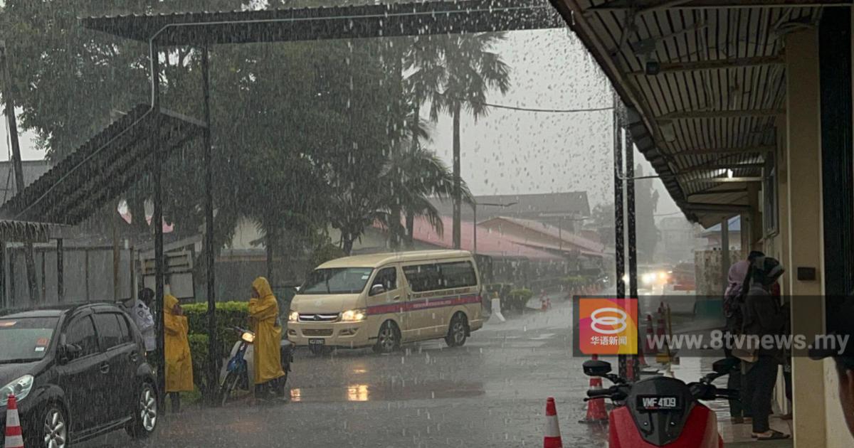 【叶馨媛遇害】万津医院下起滂沱大雨 家属预计今早10点领尸