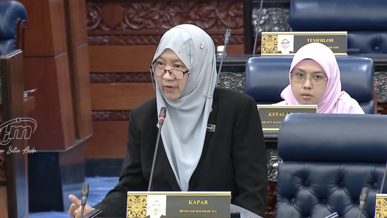 伊斯兰党加埔区国会议员哈丽玛。——照片：PARLIMEN MALAYSIA