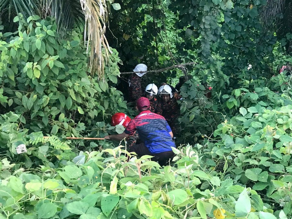 哥打丁宜轿车失控坠山沟 19岁女学生重伤命丧现场